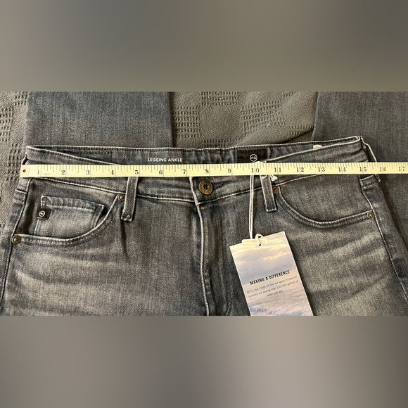 NWT AG Legging Ankle Super Skinny Jeans in Gray Size 31R - Picture 14 of 16